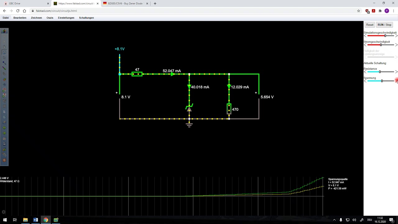 Stabilisierungsschaltung Mit Z Diode Stabilisierungsschaltung mit Z-Diode - YouTube