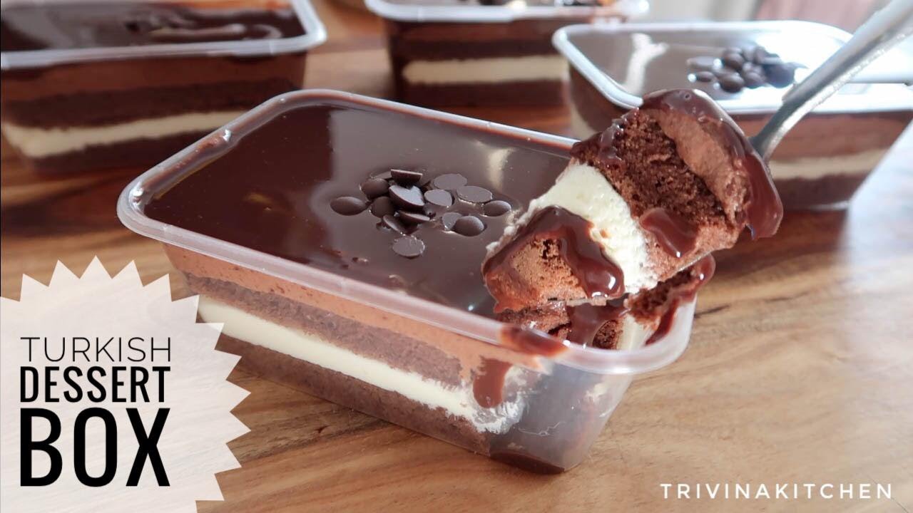Turkish Dessert Box Yang Lagi Hitz Coklatnya Lumer Enak Banget Youtube