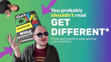 "Get Different" by Mike Michalowicz Review - Want Better Marketing Ideas? Stop Being "Better"