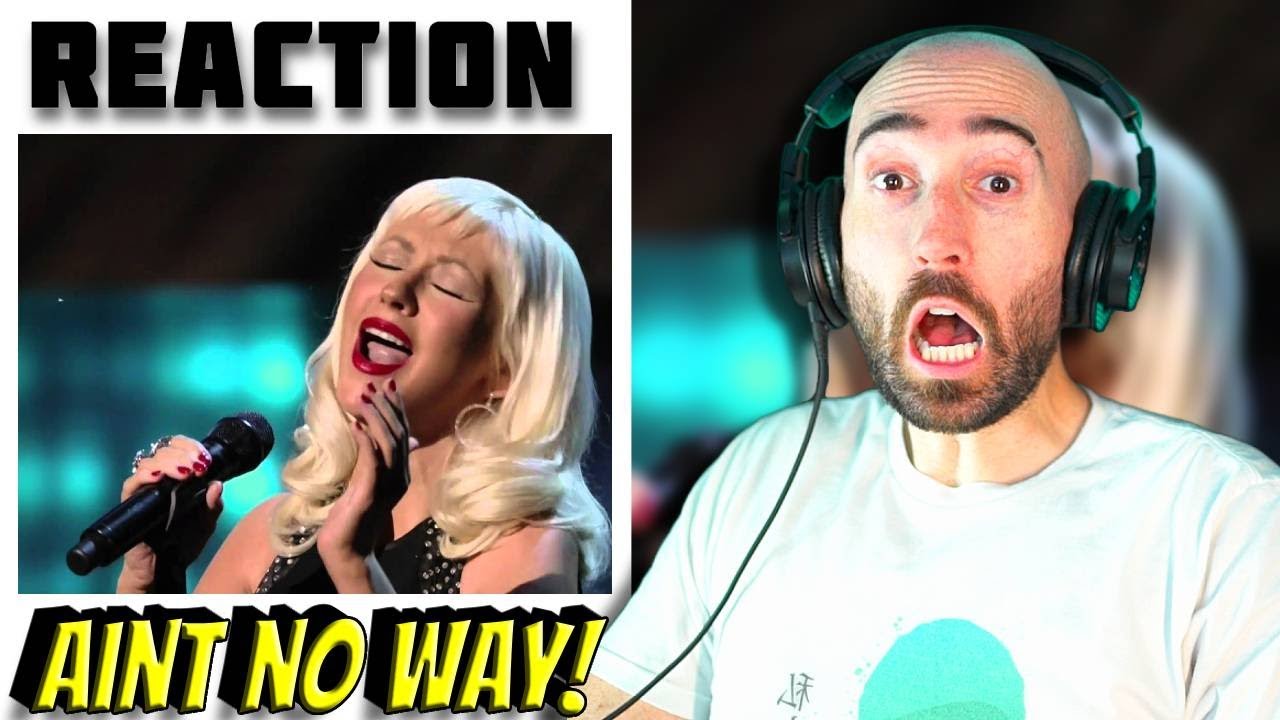 WHAT A FREAK! CHRISTINA AGUILERA - BEAUTIFUL LIVE CNN [FIRST REACTION]