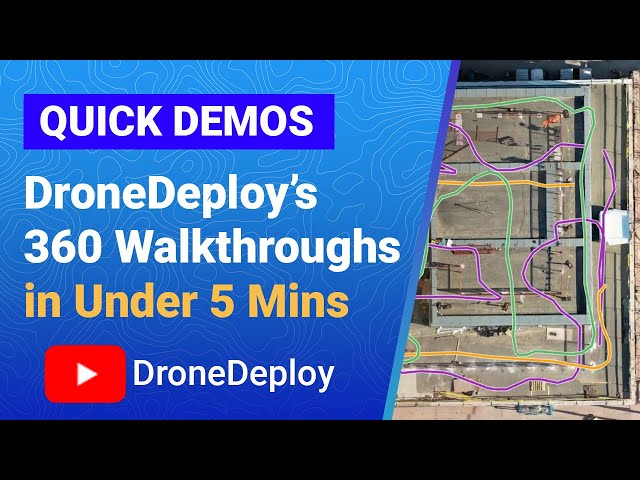 DroneDeploy Product Demo: Using DroneDeploy for 360 Virtual Walkthrough