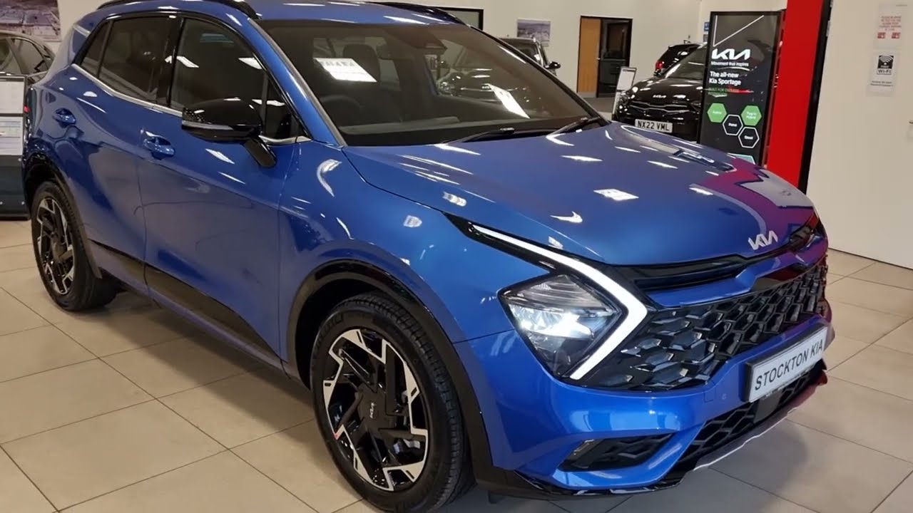 KIA Sportage 2022 GTLine Blue Flame YouTube