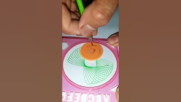 how many rotation did the pen make in total ? #spirograph #satisfying #shorts