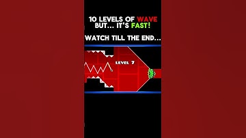 10 Levels of FAST WAVE! 😂😂🤣  #geometrydash #challenge #shorts PT.4