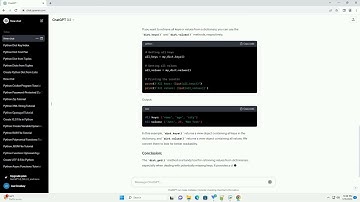 python dict get key and value