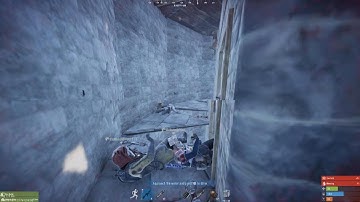 1v5 rust console raid defence