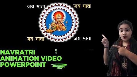 Navratri animation video powerpoint| Navratri powerpoint presentation |Powerpoint animation