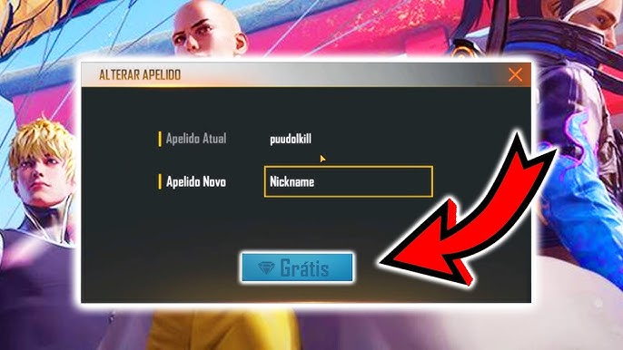 Espaço Invisível para Nick do Free Fire: saiba como inserir - Primeira Hora