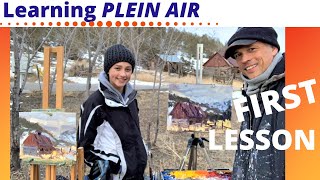 Plein Air Painting For Beginners-How To Paint EN PLEIN AIR Step by Step