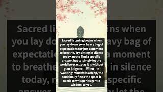 Why Your Soul Whispers in the Silence #Shorts