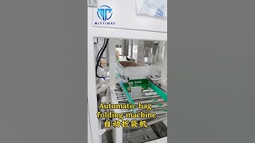 Automatic bag folding machine