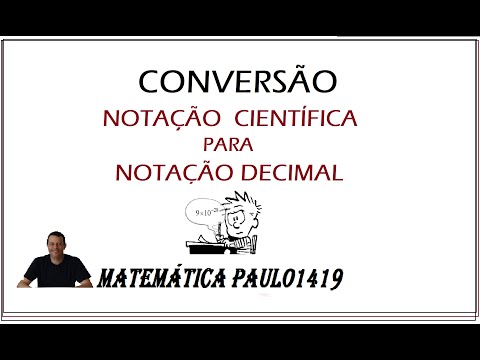 Converter Notação Científica para Número Decimal 