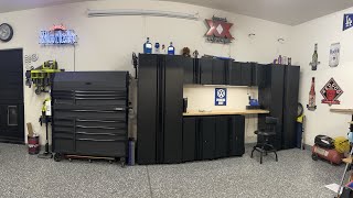 Garage Renovation | Husky Storage Cabinets | Organizing