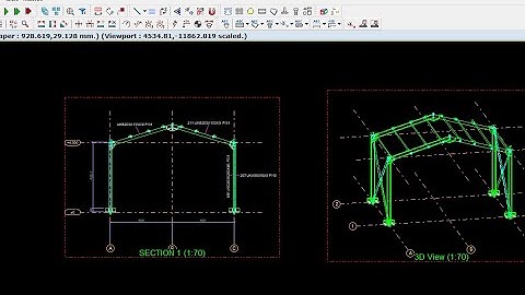 PORTAL FRAME MODELLING + STEEL DETAILS IN PROTA STEEL 2021