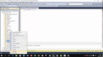 Como Restaurar una base de datos en SQL SERVER 2012