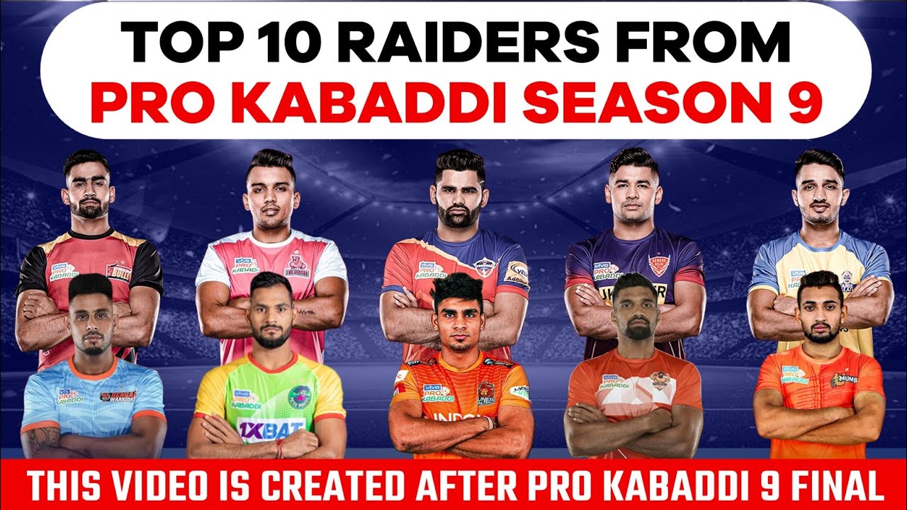 Top 10 Raiders From Pro Kabaddi Season 9 Top Raiders With Most Raid top-10-raiders-from-pro-kabaddi-season-9-top-raiders-with-most-raid