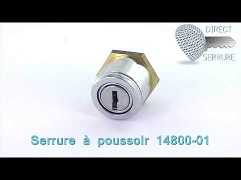 Serrure poussoir - 14800-01 _ Direct-Serrure.fr