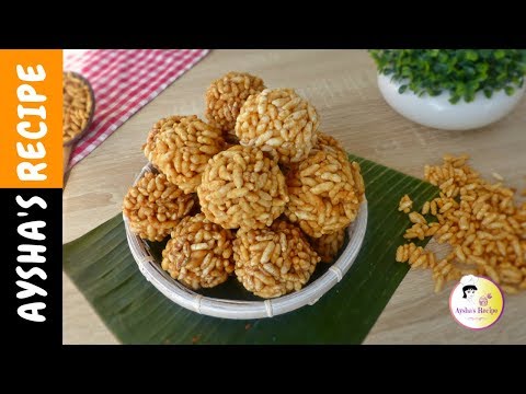 মুড়ির মোয়া || Bangladeshi Murir Moa/Naru Recipe | Murmura Laddu-Puffed Rice Laddu