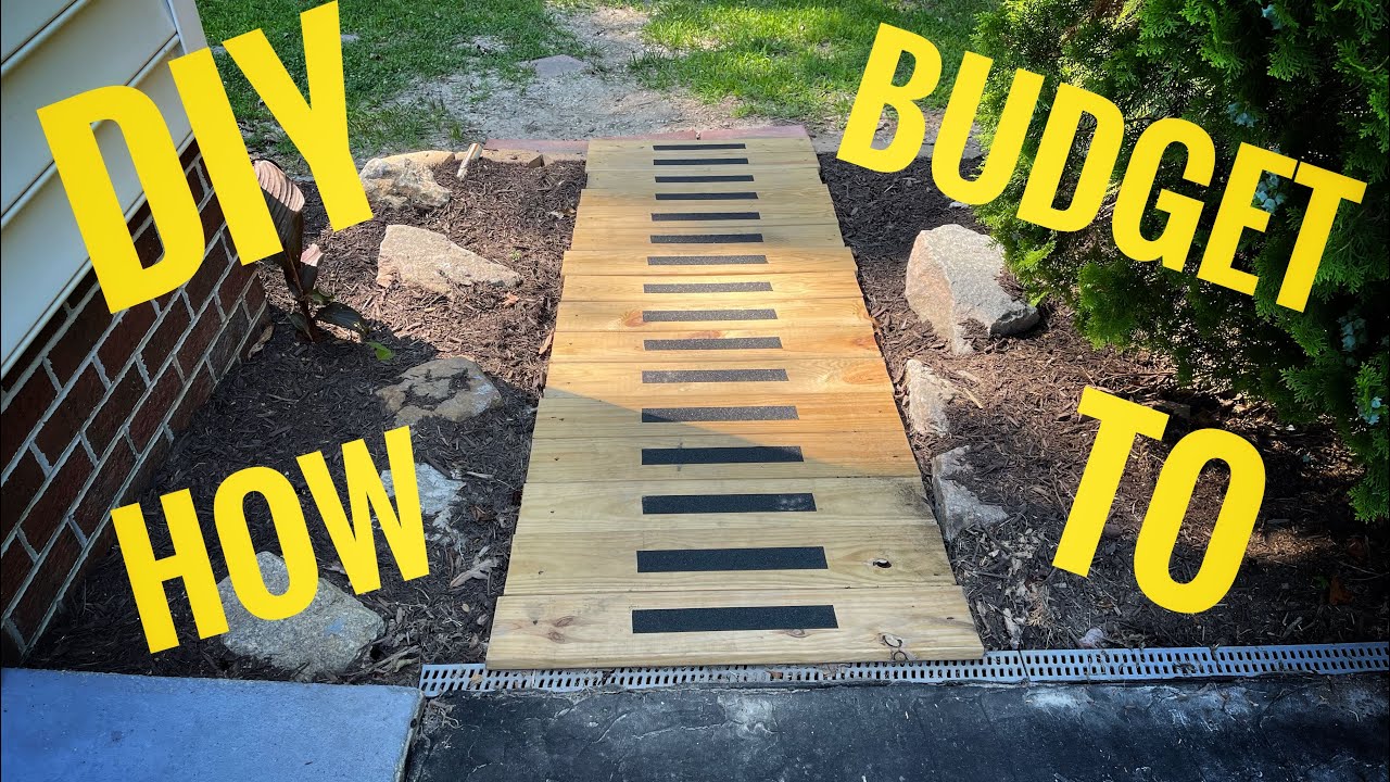 HOW TO Build THE BEST Walkway on a BUDGET! (THE EASY WAY) - YouTube