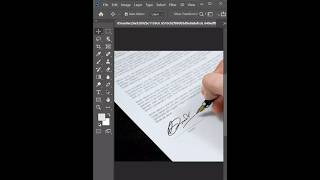 How to remove signature background in Adobe Photoshop. #graphicdesign #adobe #pixelbyaarti