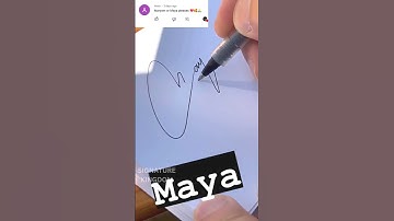 M Signature | M name Signature | signature style of M #shorts #youtubeshorts #signature