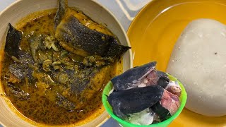 Easy way to clean your catfish | How to make Banga soup