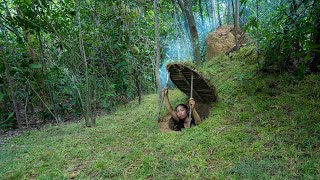 Girl Living Off Grid Built The Most Secret Underground Tunnel Shelter Home