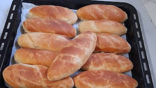 خبز 🥖 الساندويتش  بعجينة ساهلة وبسيطه  وحشوة كاتجي بنينة