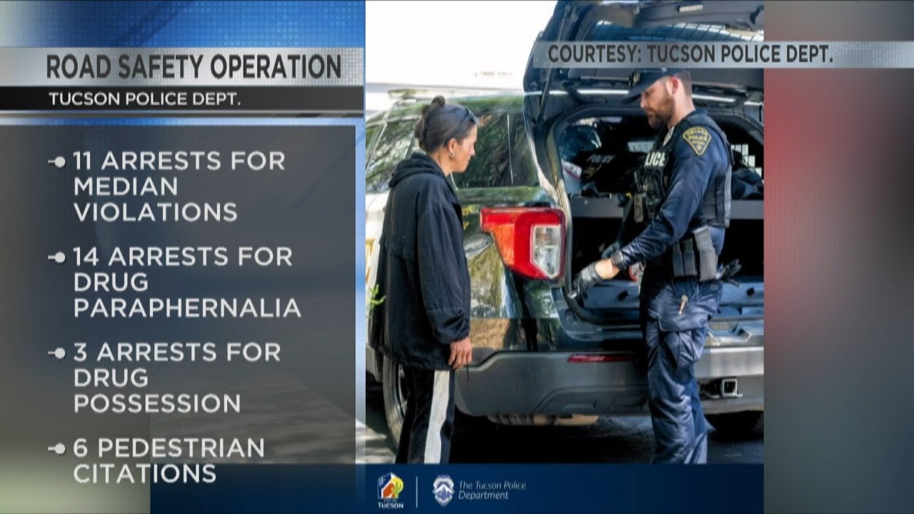 Road safety operation in Tucson leads to multiple arrests - YouTube