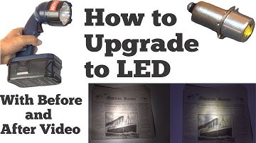 How to Upgrade 18v Ryobi Flashlight to LED Conversion