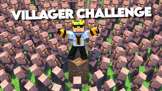 Can I Survive Against 100000 Villagers In Minecraft