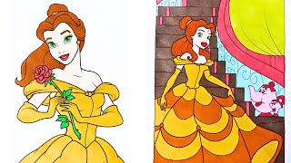 Relaxing Coloring With Alcohol Markers Princess Theme