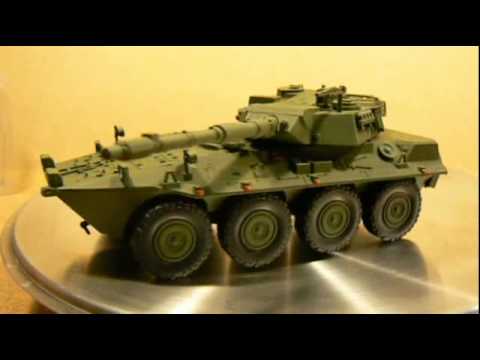 Full view of Schuco 1:43 diecast B1 Centauro. Part of Schuco 'Military Series'. Uploaded with Free Video Converter from Freemake http://www.freemake.com/free...