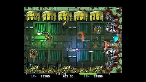 R-Type Dimensions (PS3) R-Type 1 2P Cooperative Playthrough