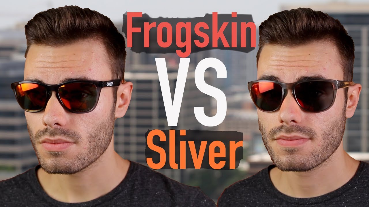 Oakley Frogskin vs Oakley Sliver - YouTube