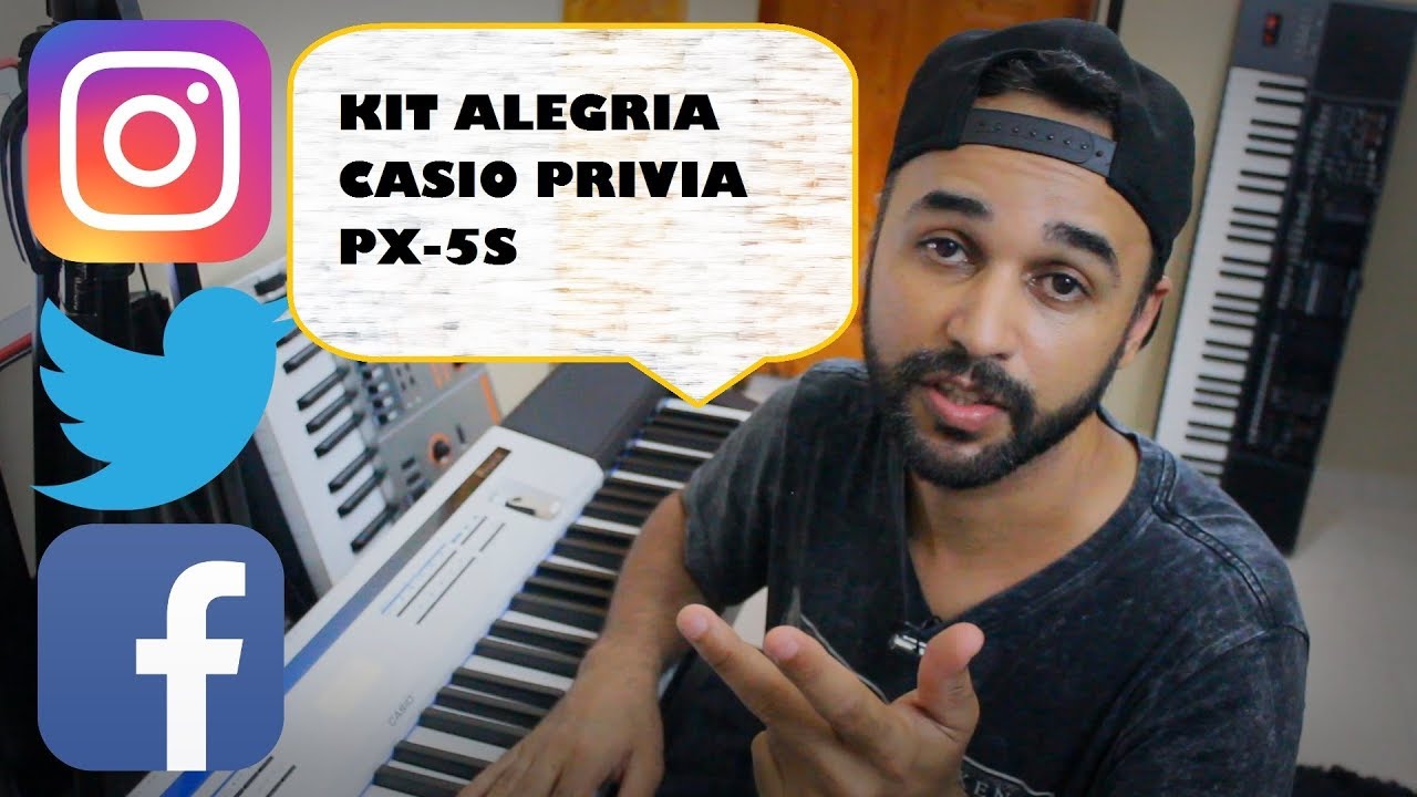 KIT ALEGRIA CASIO PRIVIA PX-5S - Sidinholeal