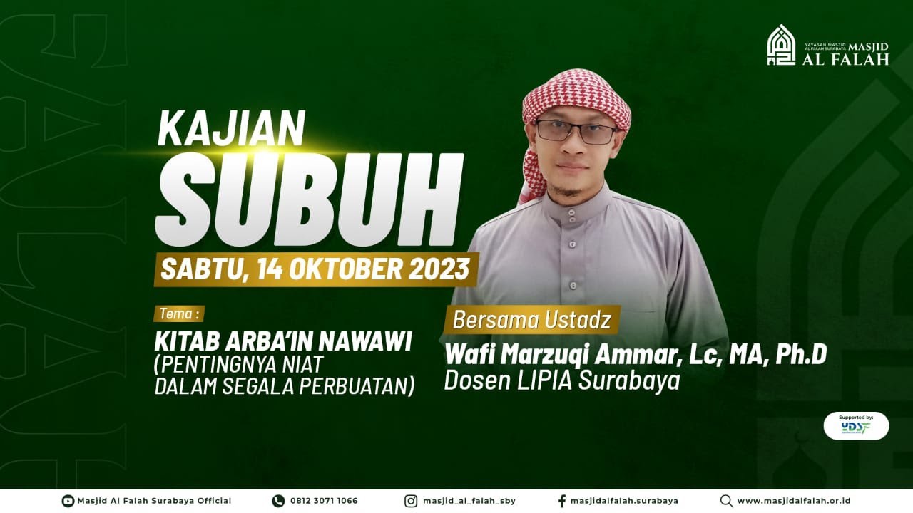 Kitab Arbain Nawawi..... - Kajian Sabtu Subuh - Ustadz Wafi Marzuki ...