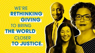 It’s time to reimagine philanthropy. Let&#39;s move from #GenerosityToJustice.