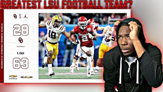 Is This The Best LSU Football Team Ever? Oklahoma Vs LSU Peach Bowl REACTION!