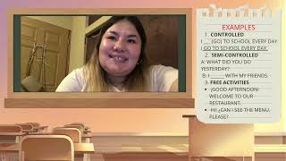 CONTROLLED, SEMI-CONTROLLED AND FREE ACTIVITIES (AILEEN OSUNA AND SARAH OLMEDO)