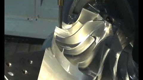 PowerMILL8 Live Impeller Machining