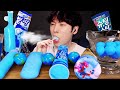 ASMR ICE CREAM BLUE JELLY PARTY 다양한 블루 아이스크림 먹방 DESSERTS CANDY MUKBANG EATING SOUNDS 咀嚼音 モッパン