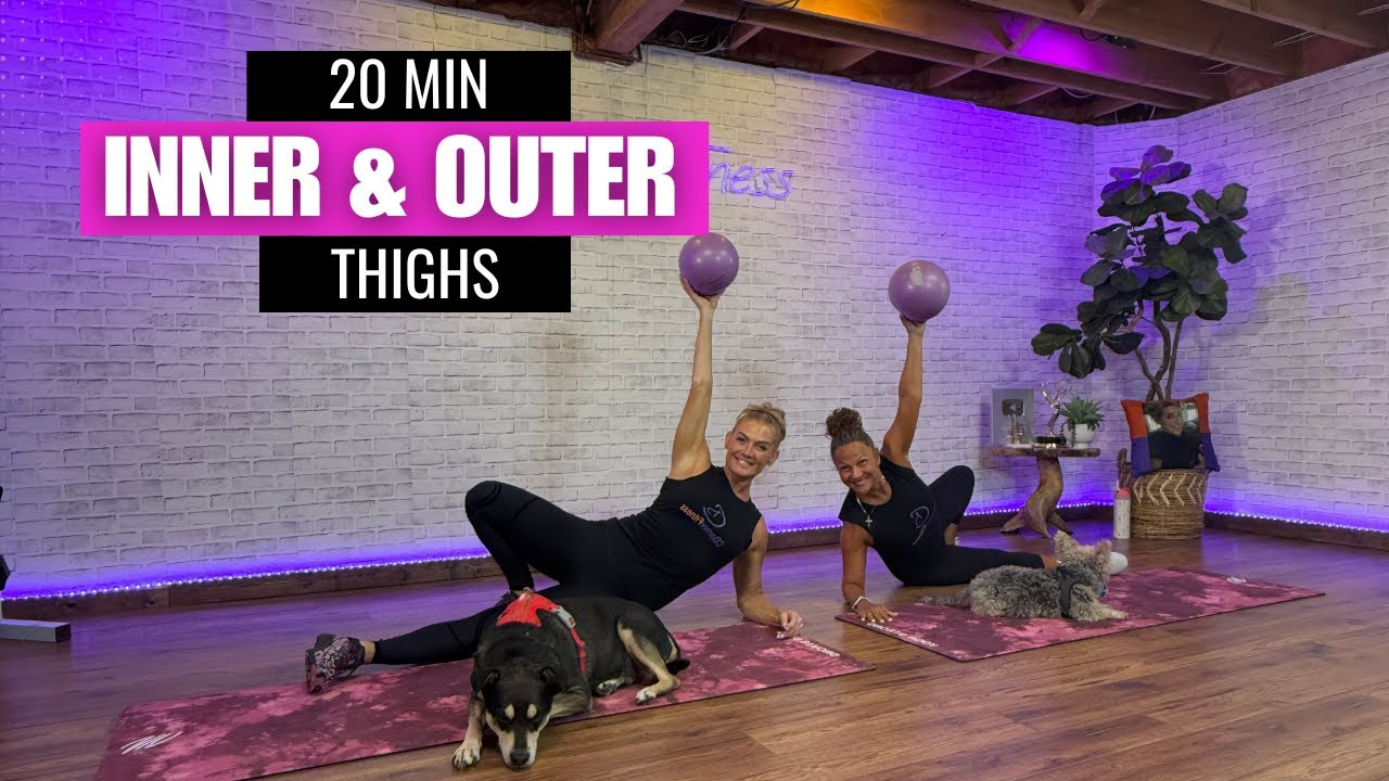 20-Min Thigh Sculpt | Mini Ball | Inner and Outer thighs