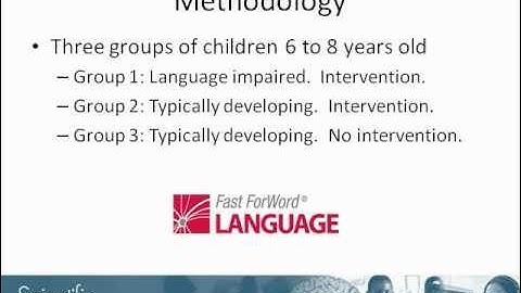 Improved Auditory Attention and Early Reading Skills After Fast ForWord Intervention