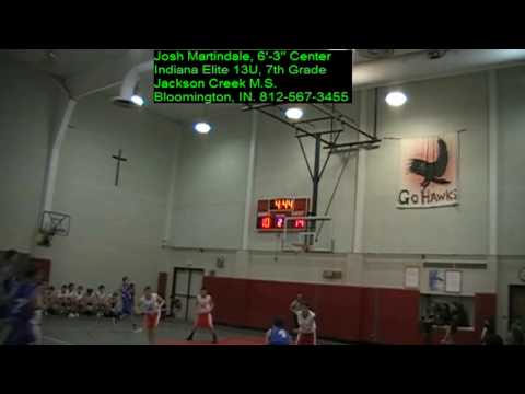 Josh Martindale, 13 YO 7th Grader Dunk, Jackson Cr...