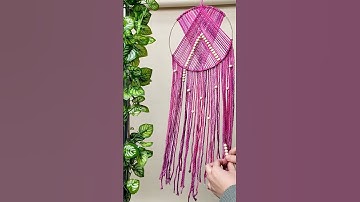 ATRAPASUEÑOS ✨ #dreamcatcher #atrapasueños #tutorialmacrame #diy #macrame #macramediy #hechoamano