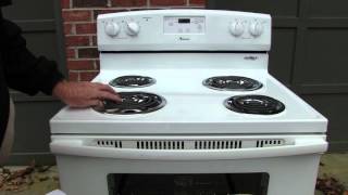 Amana 4.8 Cu. Ft Electric Range (Model ACR4303MEW)