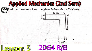 Calculate the moment of Inertia of the Given body. | Applied Mechanics | 3rd Sem |