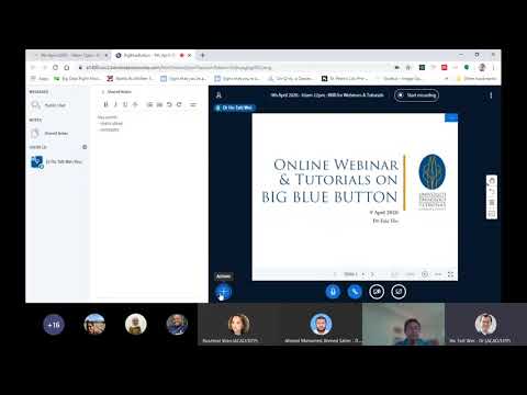 ULEARN Clinics  Conducting Webinars and Tutorials with BBB 09042020