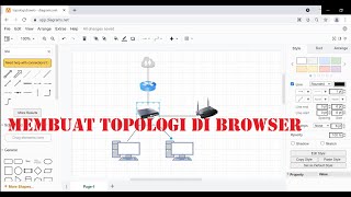 Membuat Topologi Jaringan Dengan Mudah di app.diagrams.net screenshot 2